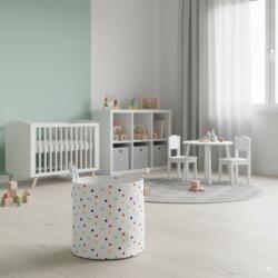Chomik Coș pentru rufe/jucării 35 x 37 cm rotund cu puncte mari *4946 (CH-NIZ4946)