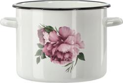 Chomik Oală Emailată 5, 5 L 22 CM Albă Pivniță Laura *9242 (CH-EMA9242)