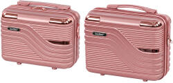 Leziter TraveLux Urban II bőrönd szett lazacrózsaszín (LTRUBS-II-LR) - geminiduo