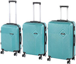 Leziter TraveLux Pro XXIII gurulós bőrönd szett lagúnakék (LTRPBS-XXIV-LK) - geminiduo