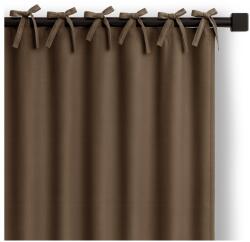 Restilo Draperie maro dimout (semi-opacă) 140x250 cm Carli Tie - Restilo