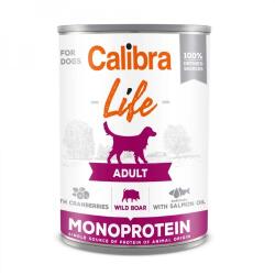 Calibra Dog Life Adult Wild boar with cranberries konzerv 400g - petguru