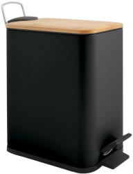 spirella Matt fekete acél pedálos szemetes 5 l Erik - Spirella - bonami - 13 940 Ft