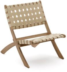 Kave Home Natúr színű tömörfa kerti fotel Chabeli - Kave Home