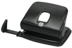 ICO 318 Kétlyukú 15 lap kapacitású lyukasztó - Fekete (7310037008) (7310037008)