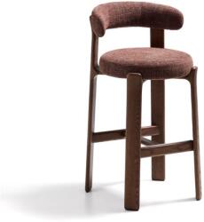 Kave Home Barna-sötét natúr színű kőrisfa bárszék (ülésmagasság 75 cm) Granite - Kave Home - bonami - 164 943 Ft