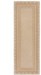 Flair Rugs Natúr színű kézi szövésű gyapjú futószőnyeg 80x230 cm Lois Scallop - Flair Rugs