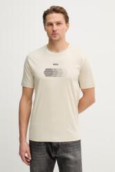 BOSS Green pamut póló TS_Unity - bézs XXL