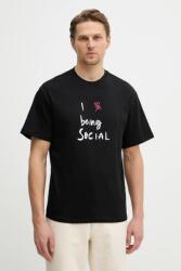 United Colors of Benetton pamut póló - fekete XXL