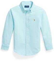 Ralph Lauren gyerek ing pamutból - kék 102-108 - answear - 36 990 Ft