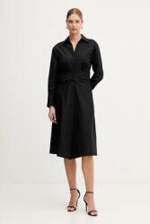 HUGO BOSS pamut ruha Drepil - fekete 36