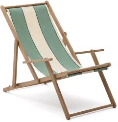 Kave Home Zöld tömörfa kerti napozóágy Vilara - Kave Home