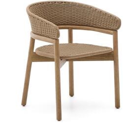 Kave Home Natúr színű tömörfa kerti szék Arinella - Kave Home