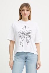 Guess pamut póló - fehér XS - answear - 16 990 Ft