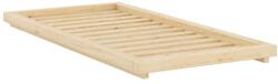 Karup Design Natúr színű borovi fenyő egyszemélyes ágy ágytámla nélkül, ágyráccsal 90x200 cm Dock - Karup