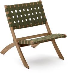 Kave Home Zöld tömörfa kerti fotel Chabeli - Kave Home