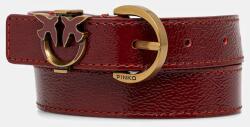 Pinko bőr öv - burgundia M