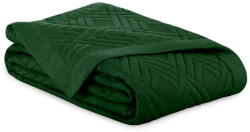 Restilo Sötétzöld mikroszálas steppelt ágytakaró 170x210 cm Ophelia - Restilo