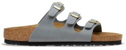 Birkenstock bőr papucs Florida - szürke Női 39