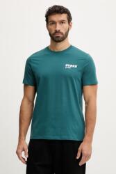 Guess pamut póló LAURO - zöld XL
