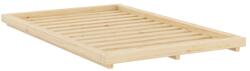 Karup Design Natúr színű borovi fenyő egyszemélyes ágy ágytámla nélkül, ágyráccsal 120x200 cm Dock - Karup