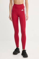 adidas Performance edzős legging Essentials - burgundia XS