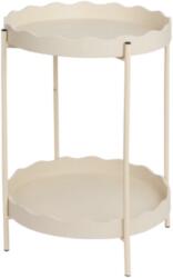  Kisasztal RAVELO Ø 40, 5 cm, bézs színű