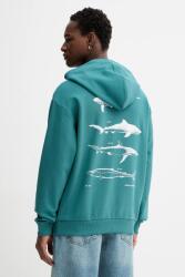 HUGO Blue pamut melegítőfelső Noutilex - türkiz S