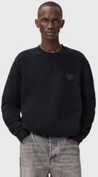 AllSaints pamut melegítőfelső LOVER - fekete S