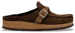 Birkenstock papucs velúrból Buckley - barna Női 38