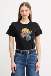 Liu Jo pamut póló - fekete S - answear - 29 990 Ft