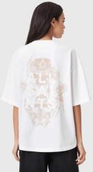 AllSaints pamut póló TEMPUS - fehér S