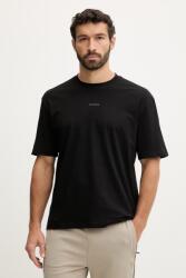 Guess pamut póló GIANO - fekete L