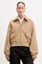 Guess Jeans rövid kabát - bézs XS - answear - 66 990 Ft