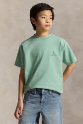 Ralph Lauren gyerek pamut póló - türkiz 163-174 - answear - 27 990 Ft