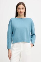 Benetton gyapjúkeverék pulóver - kék M - answear - 29 990 Ft