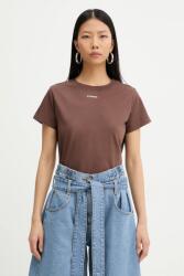 Pinko pamut póló - barna S - answear - 26 990 Ft