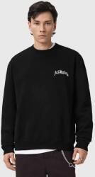 AllSaints pamut melegítőfelső DESCENT - fekete S