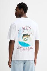 HUGO Blue t-shirt Nofishix - bézs S