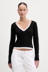 Guess Jeans hosszú ujjú - fekete XS - answear - 21 990 Ft