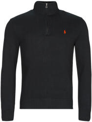 Ralph Lauren Pulovere Bărbați PULL DEMI ZIP EN COTON Polo Ralph Lauren Negru EU M