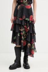 AllSaints szoknya lenvászonnal CAYA - fekete 40