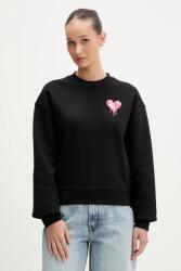 HUGO Blue pamut melegítőfelső Delessa_B_2 - fekete XL