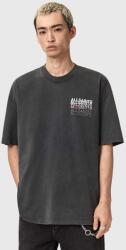 AllSaints pamut póló GRAPHENE - fekete S