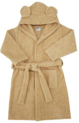 EKO Köntös pamutból kapucnival és fülekkel Beige méret S 92-98