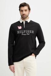 Tommy Hilfiger pamut hosszúujjú - fekete S - answear - 55 890 Ft