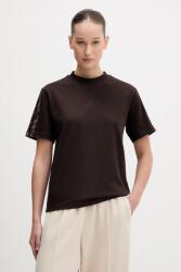 adidas pamut póló - barna XL