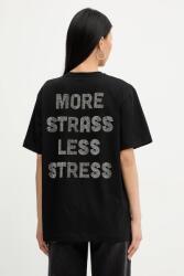 Pinko pamut póló - fekete L - answear - 64 990 Ft