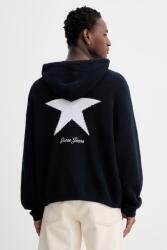 Guess Jeans pamut pulóver - sötétkék M - answear - 45 990 Ft