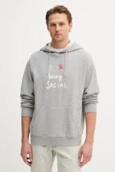 Benetton pamut melegítőfelső - szürke M - answear - 29 990 Ft